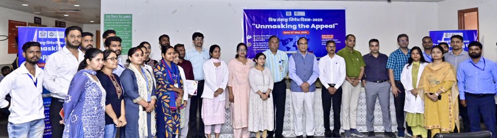 Tobacco cessation clinic to start soon at Kalyan Singh Vishisht Cancer Institute- Director, Prof. M.L.B. Bhatt
Today, World No Tobacco Day 2025 program was organized at Kalyan Singh Vishisht Cancer Institute with the theme “Exposing the Temptation”. The objective of this program is to raise awareness about cancer caused by tobacco products and to make the society understand that cancer can be prevented with timely and proper treatment.
In this program, Professor Madan Lal Brahma Bhatt, Director, Kalyan Singh Vishisht Cancer Institute, Lucknow, emphasized on the harmful effects of tobacco consumption. He said that people who consume pan-masala, betel nut, tobacco, khaini, gutkha etc. should take the risk of cancer seriously. He said that 80% of cancer patients are tobacco consumers, so people should not turn a blind eye to this truth. The tobacco and nicotine industries are working in a dishonest manner to mislead and addict the youth, just for their profits, every day these industries target the new generation and to retain the existing users they create products which are deliberately addictive. Their misleading advertisements and clever strategies are designed to trap the children and youth. We have to protect our young generation from the misleading advertisements and propaganda being run by this industry.
He also announced that a Tobacco Cessation Clinic (CCL) will be started soon in the Institute under the supervision of the Department of Public Health and Director, KSSSCI.
Dr Pramod Kumar Gupta, Radiation Oncology and Dr AyushLohia, Department of Public Health, organized the event. In his welcome address, Dr AyushLohia said that 1 in every 4 people in India consumes tobacco, with consumption in rural areas being higher than in urban areas. Women who consume tobacco can also suffer from cancer. Dr. AyushLohia also mentioned that 20% of cancer patients are caused by smokeless tobacco consumption, 10% by smoking and 3% by both types of consumption. Even consumption of Paan, Supari and Katha can cause cancer such as oral cancer, gum and palate cancer.
Dr. Vijendra Kumar, Oral Medical Superintendent, Dr. Varun Vijay, Medical Superintendent, Mr. Rajni Kant Verma, Finance Officer and other faculty members were present in today's program.
