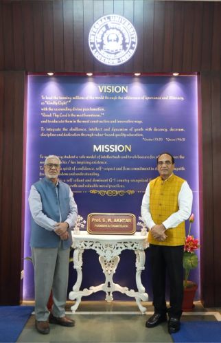 Today, 16.10.2025 a MOU has been signed between Kalyan Singh Super Speciality Cancer Institute, Lucknow and Integral University, Lucknow.