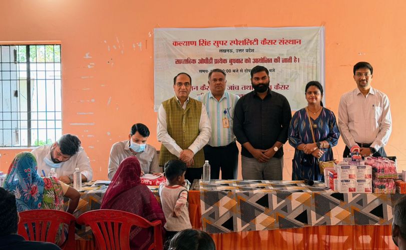 Kalyan Singh Super Speciality Cancer Institute adopts Magahuwa Kala village in Gosainganj area.