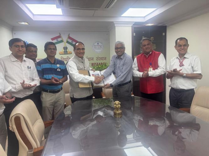 Today, on 24.04.2026, a Memorandum of Understanding (MoU) was signed and exchange by Prof. Madan Lal Brahma Bhatt, Director, Kalyan Singh Super Speciality Cancer Institute, Lucknow 