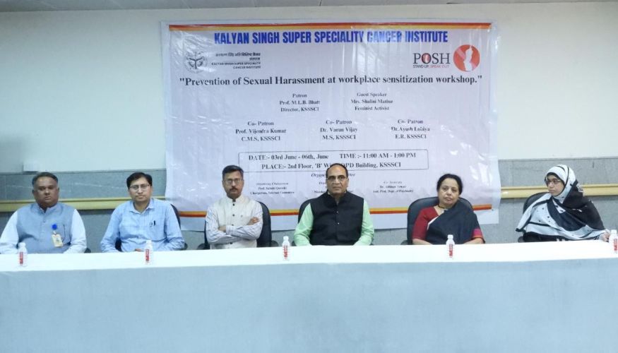POSH Sensitization Workshop Inaugurated at Kalyan Singh Super Speciality Cancer Institute, Lucknow
