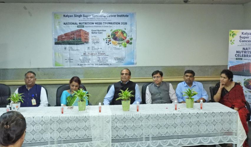 National Nutrition Week 2026 Celebrated at Kalyan Singh Super Speciality Cancer Institute, Lucknow